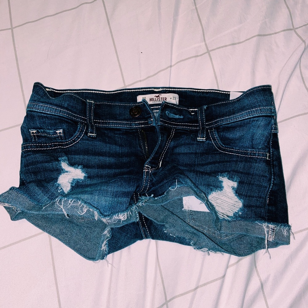 hollister jean shorts